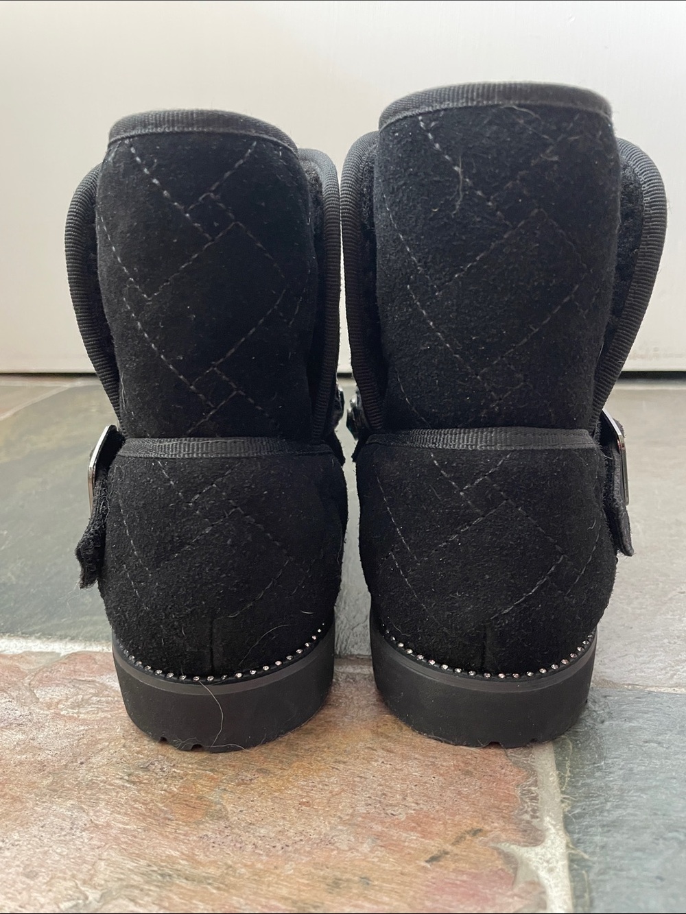 New Kurt Geiger Mini Orson Bootie Boot Faux Fur Lined Jewel Gems Kids 5 - Picture 7 of 12